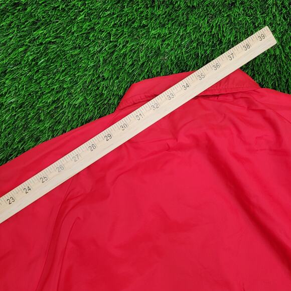 Vintage 80s MOD Coach Jacket Large 24x27 Windbreaker Lined - Picture 3 of 14